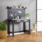 Seville Classics UltraHD Lighted Workcenter w/ Stainless Steel Top and Pegboard